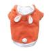 CICRKHB Dog Clothes Cotton Costume for Halloween Pet Clothes Halloween Costume Autumn and Winter Thicken Double Layer Cotton Wool Transformation Suit Rabbit Suit Pet Supplies Orange