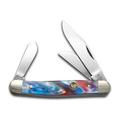 Hen and Rooster Star Spangled Stockman Pocket Knife Knives