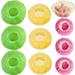 Reusable Food Storage Covers Elastic Stretch Plastic Wrap Bowl Covers 60 PCS Colorful Kitchen Storage Lids Alternative to Foil for Family Outdoor Picnic (3 Size)