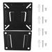 Eatbuy LCD TV Wall Mount Bracket TV Wall Mount for 14-32in LCD TV Aluminium Alloy Large Load Solid Support Wall TV Mount