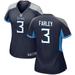 Caleb Farley Women's Nike Navy Tennessee Titans Custom Game Jersey