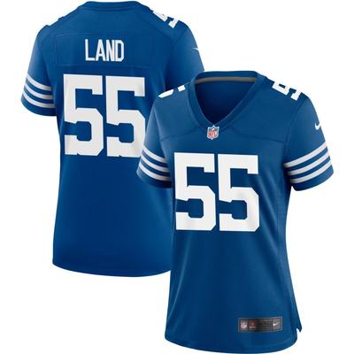 Isaiah Land Women's Nike Royal Indianapolis Colts Alternate Custom Jersey