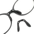 nose pads for glasses 3pcs Professional Cycling Glasses Nose Pads Nose Supports Eyeglasses Fittings (Black)
