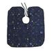 1Pc Kids Hairdressing Cape Hair Cutting Cape Starry Sky Hair Cutting Apron Hair Dyeing Scarf for Home Barber Shop (Black)