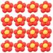 TOYMYTOY 40pcs Creative DIY Phone Case Decors Resin Red Flower Craft Phone Shell Ornament