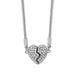 KIHOUT Deals Double-Sided Magnetic Heart Necklace Creative Magnet Love Patchwork Necklace for Couples Women Girls Cubic Zirconia Heart Shaped Magnetic Necklace Fashion Clavicle Chain Necklaces Gifts