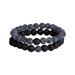 KIHOUT Deals Jewelry Eye Stone Black Frosted Stone Elastic Bracelet Couple Stone Bracelet