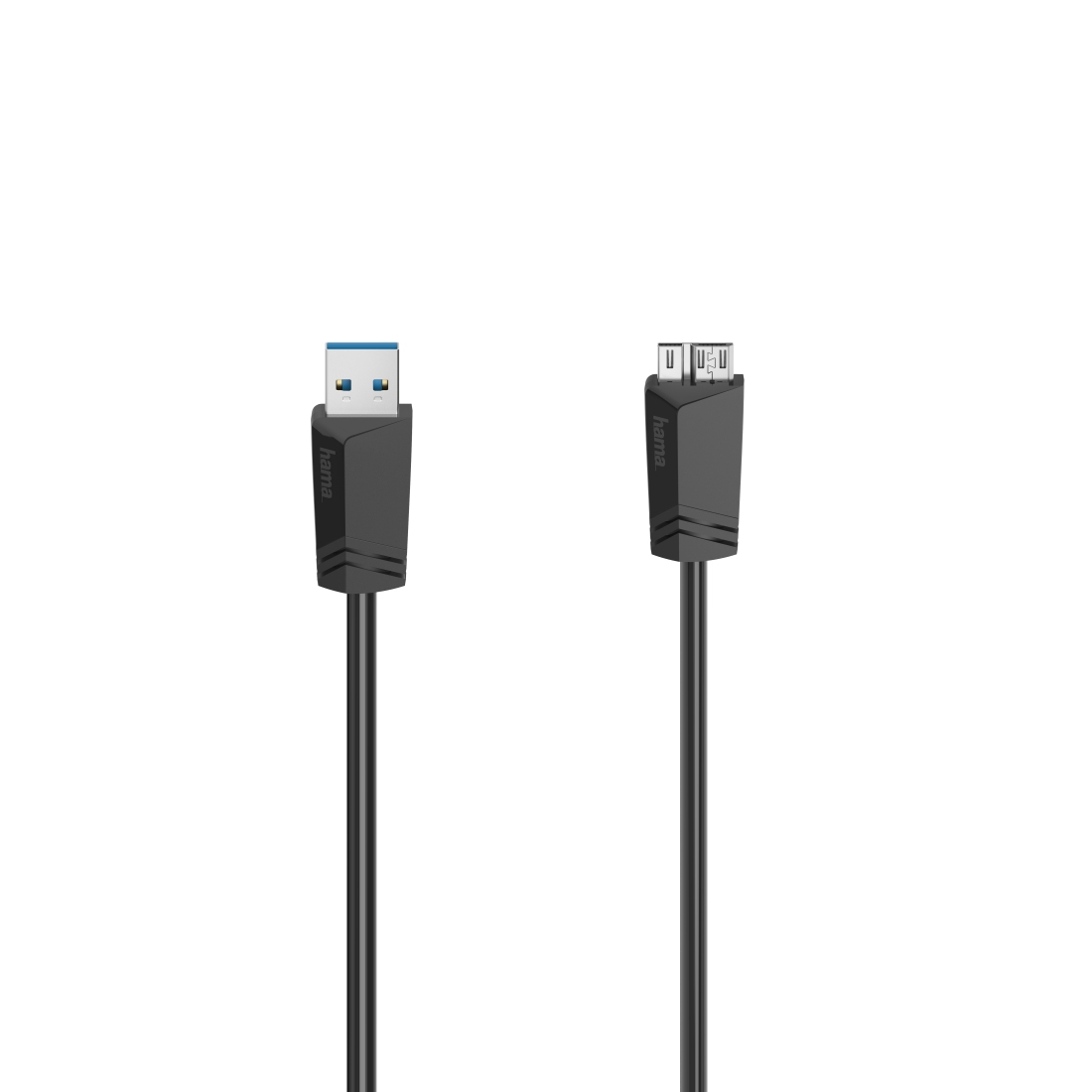 Hama 00200627 USB Kabel 1,5 m Micro-USB A USB A Schwarz Image