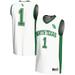 Unisex GameDay Greats #1 White North Texas Mean Green Lightweight Basketball Jersey