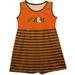 Girls Infant Vive La Fete Orange Florida A&M Rattlers Striped Tank Top Dress