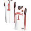 Unisex GameDay Greats #1 White Cornell Big Red Lightweight Basketball Jersey