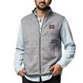 Men's League Collegiate Wear Heather Gray Mississippi State Bulldogs Saranac Full-Zip Vest