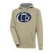 Men's Antigua Khaki Penn State Nittany Lions Victory Raglan Pullover Hoodie