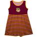 Girls Toddler Vive La Fete Maroon Minnesota Golden Gophers Striped Tank Top Dress