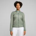 PUMA Frost Women's Golf Quilted Jacket, Eucalyptus, size 2X Small