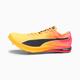 PUMA Evospeed Long Distance Nitro Elite+ Track And Field Shoes, Sun Stream/Sunset Glow/Black, size 9.5