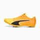 PUMA Evospeed Tokyo Future Jump 4 Track And Field Shoes, Sun Stream/Sunset Glow/Black, size 7