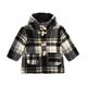 Il Gufo Baby checked duffel coat