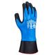 Showa S-TEX 377SC Blue Nylon Cut Resistant Work Gloves, Size 8, Large, Nitrile Coating