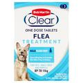Bob Martin Clear Flea Tablets For Cats Small Dogs & Puppies Treatment x3 11.4mg