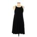 Old Navy Casual Dress - Mini Scoop Neck Sleeveless: Black Solid Dresses - Women's Size Medium