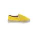 Jimmy Choo Flats: Espadrille Platform Boho Chic Yellow Solid Shoes - Women's Size 36.5 - Almond Toe