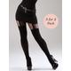 Miss Naughty Mock Suspender Tights 3 for 2 Pack