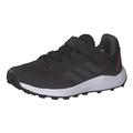 adidas Terrex Agravic Flow Primegreen Trail-Running Shoes Sneaker, Core Black/Solid Grey/Solar Red, 6.5 UK