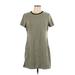 Calvin Klein Casual Dress: Green Dresses - Women's Size Large