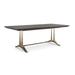 Caracole Classic D'Orsay Extendable Trestle Dining Table Wood/Metal in Brown/Yellow | 30 H in | Wayfair CLA-022-203