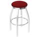 Holland Bar Stool 802 Misha Swivel Stool Upholstered/Metal in Red/Gray/Black | Bar Stool (30" Seat Height) | Wayfair 80230CH016