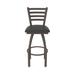 Holland Bar Stool Jackie Swivel Stool Upholstered/Metal in Black/Brown | Extra Tall (36" Seat Height) | Wayfair 41036BZ008