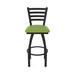 Holland Bar Stool Jackie Swivel Stool Upholstered/Metal in Blue/Black | Extra Tall (36" Seat Height) | Wayfair 41036BW009