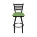 Holland Bar Stool Jackie Swivel Stool Upholstered/Metal in Green/Blue/Black | Bar Stool (30" Seat Height) | Wayfair 41030BW015