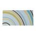 KAVKA DESIGNS Lizzie Vinyl Desk Pad Vinyl in Green/Gray/Blue | 0.25 H x 31.5 W x 15.75 D in | Wayfair MWDMT-35216-31X15-KAV1483