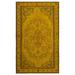 Yellow 65" x 105" L Area Rug - Rug N Carpet Atina Rectangle 5'4" X 8'9" Area Rug 105.0 x 65.0 x 1.0 in Wool | 65" W X 105" L | Wayfair