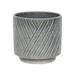 Ebern Designs Kettering Handmade Ceramic Pot Planter Ceramic in Gray | 6.5 H x 7 W x 7 D in | Wayfair 7FBBC1703DDE4D46BB5F2E15A537A4CC