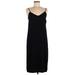 Splendid Cocktail Dress - Slip dress V Neck Sleeveless: Black Solid Dresses - Women's Size Small