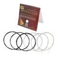 6Pcs Klassische Gitarre String Set Schwarz Nylon Core Silber-Überzogene Kupfer Wunde 1st-6th Gitarre