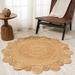 JONATHAN Y Soleil Round Natural Jute hippie Circle Area Rug