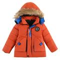 Eashery Lightweight Jacket for Boys Kids Long Sleeve Hooded Jacket Long Sleeve Cotton Pullover Boys Outerwear Jackets (Red 2 Years)