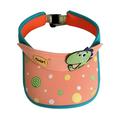 Children Hat Girls Boys Summer Empty Top Hat Dinosaur Cartoon Prints Cap Sun Visor Hat