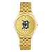 Men's Gold Detroit Tigers Rolled Link Bracelet Wristwatch