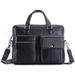 Men Genuine Leather Handbag Large Business Travel Messenger Bag Male Leather Laptop Bag Men s Documents Crossbody Shoulder Bag