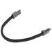 Bracelet Type-C Data Cable 20cm Women Men Data Cable Braided Bracelets Bangles Charger Zinc Alloy Fast Charging Cable for Type-C Mobile Phone (Short Type)