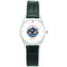 Women's Black New York Mets Stainless Steel Watch with Leather Band