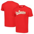 Men's Starter Scarlet San Francisco 49ers Tailsweep T-Shirt