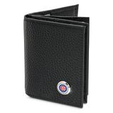 Men's Black Chicago Cubs Business Card Wallet