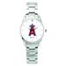 Women's Silver Los Angeles Angels Stainless Steel Bracelet Wristwatch