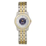 Women's Houston Astros Silver Dial Two-Tone Wristwatch